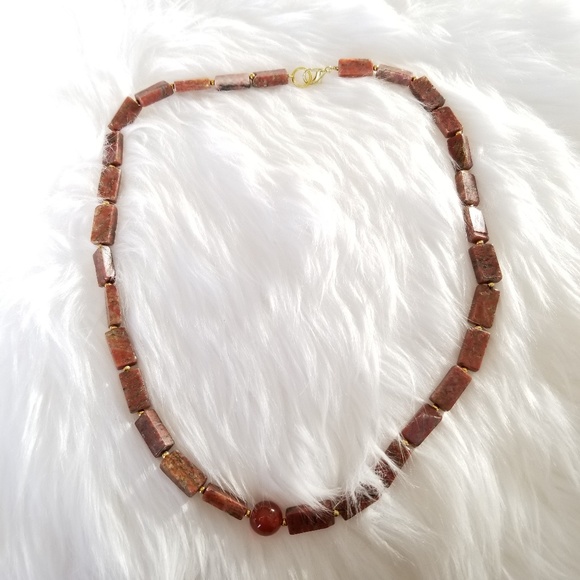 Jewelry - Terra cotta rock necklace Jewelry - Terra cotta rock necklace